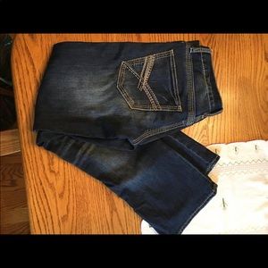 Men’s buckle jeans